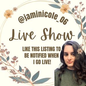 LIKE TO BE NOTIFIED WHEN I'M LIVE!!